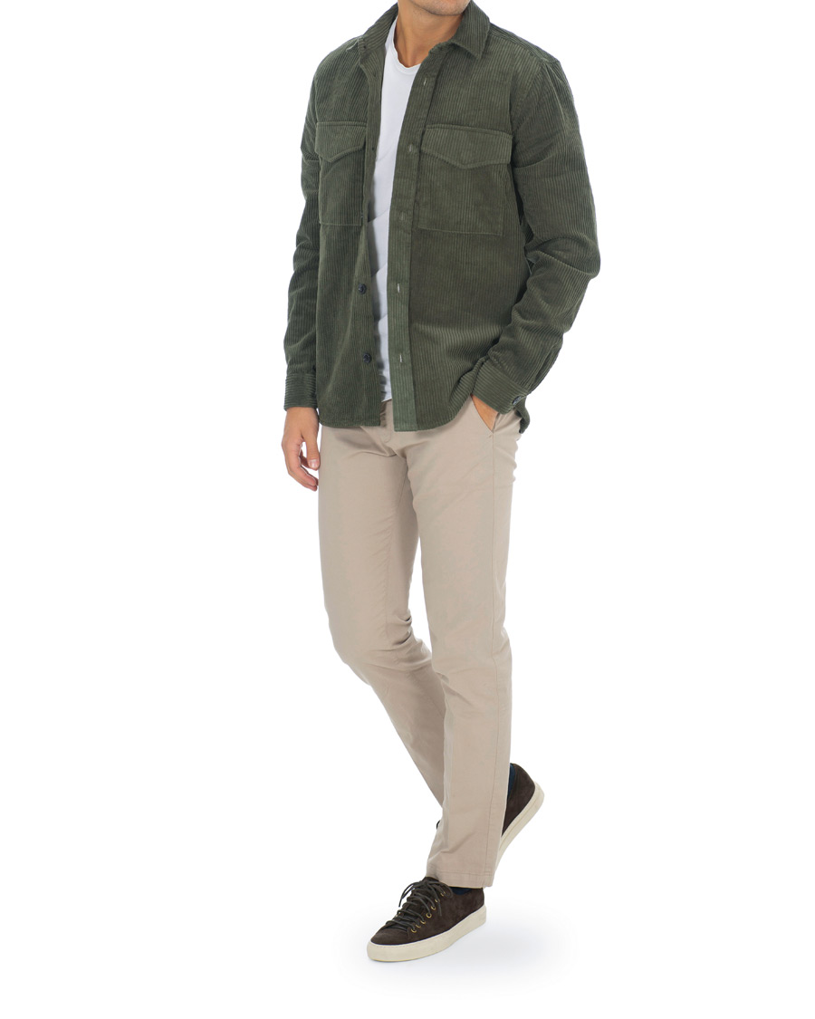 Herre | Skjorter | Samsøe Samsøe | Samsøe & Samsøe Waltones Corduroy Overshirt Deep Depths