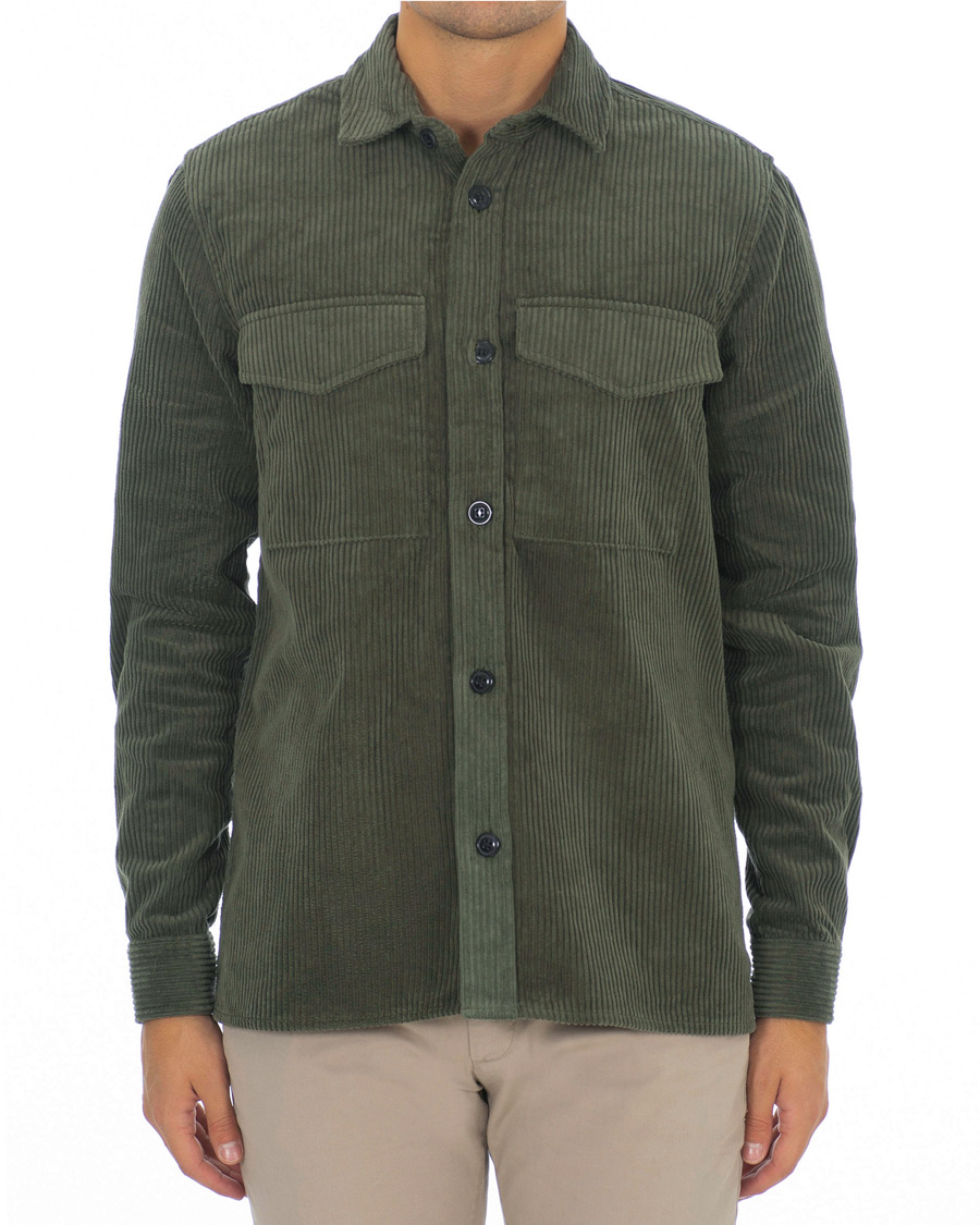 Herre | Skjorter | Samsøe Samsøe | Samsøe & Samsøe Waltones Corduroy Overshirt Deep Depths