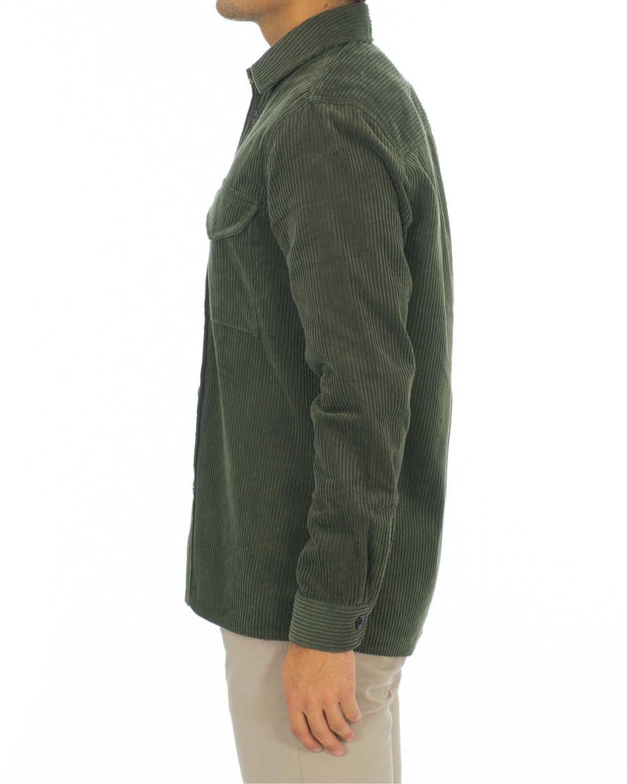 Herre | Skjorter | Samsøe Samsøe | Samsøe & Samsøe Waltones Corduroy Overshirt Deep Depths