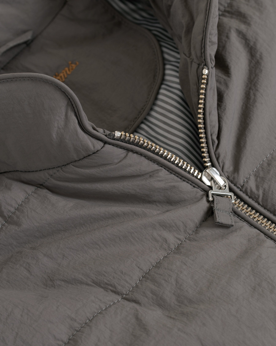 Herre | Jakker | Stenströms | Soft Quilted Nylon Vest Grey