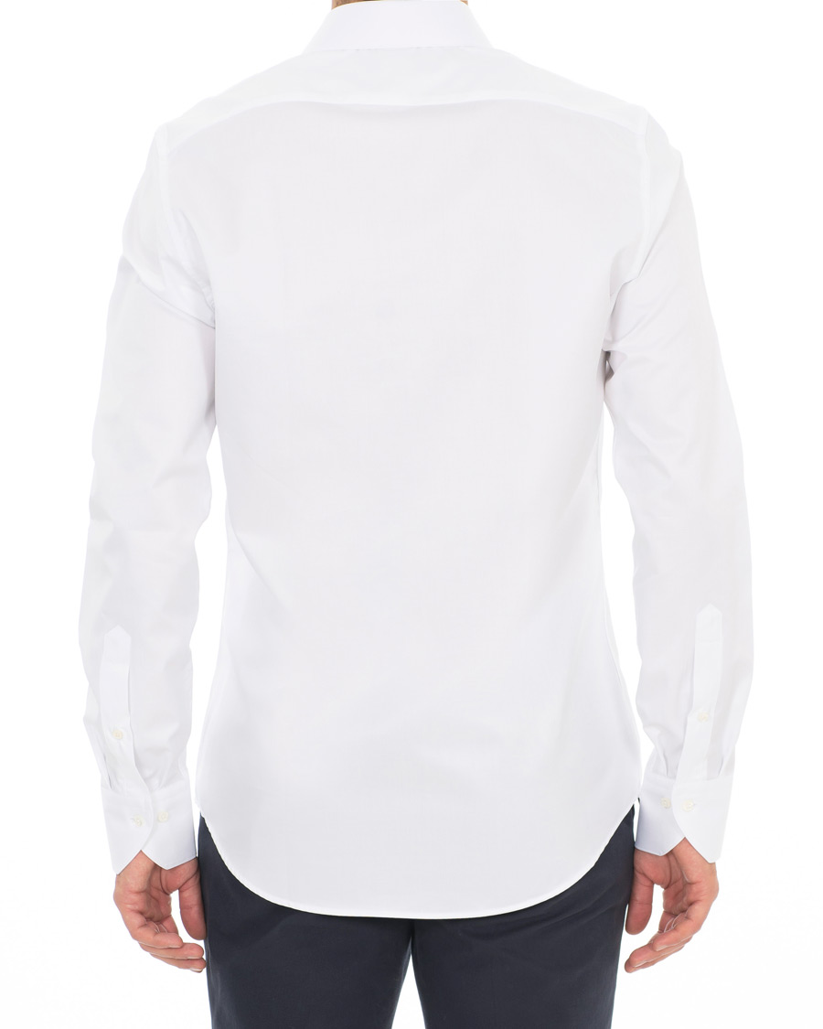 Herre | Skjorter | Stenströms | Slimline Club Collar Shirt White