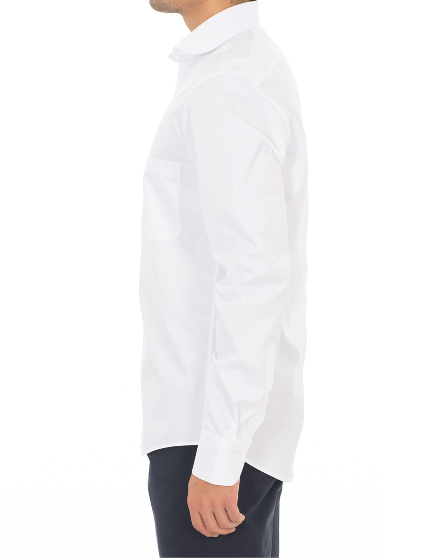 Herre | Skjorter | Stenströms | Slimline Club Collar Shirt White