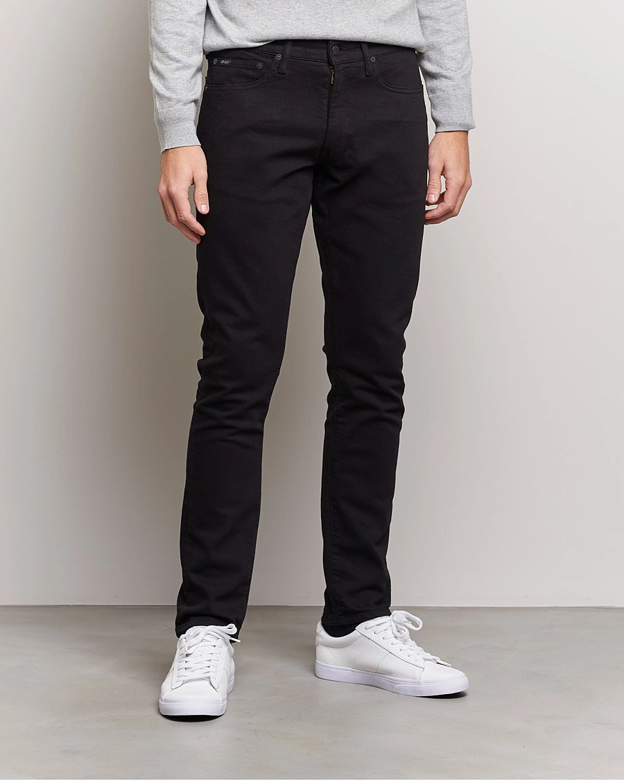 Herre | Sorte jeans | Polo Ralph Lauren | Sullivan Slim Fit Hudson Stretch Jeans Black
