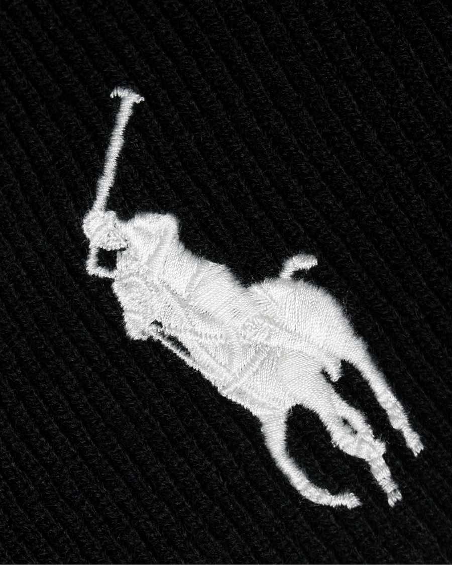 Herre | Polo Ralph Lauren Big Pony Beanie Black | Polo Ralph Lauren | Big Pony Beanie Black