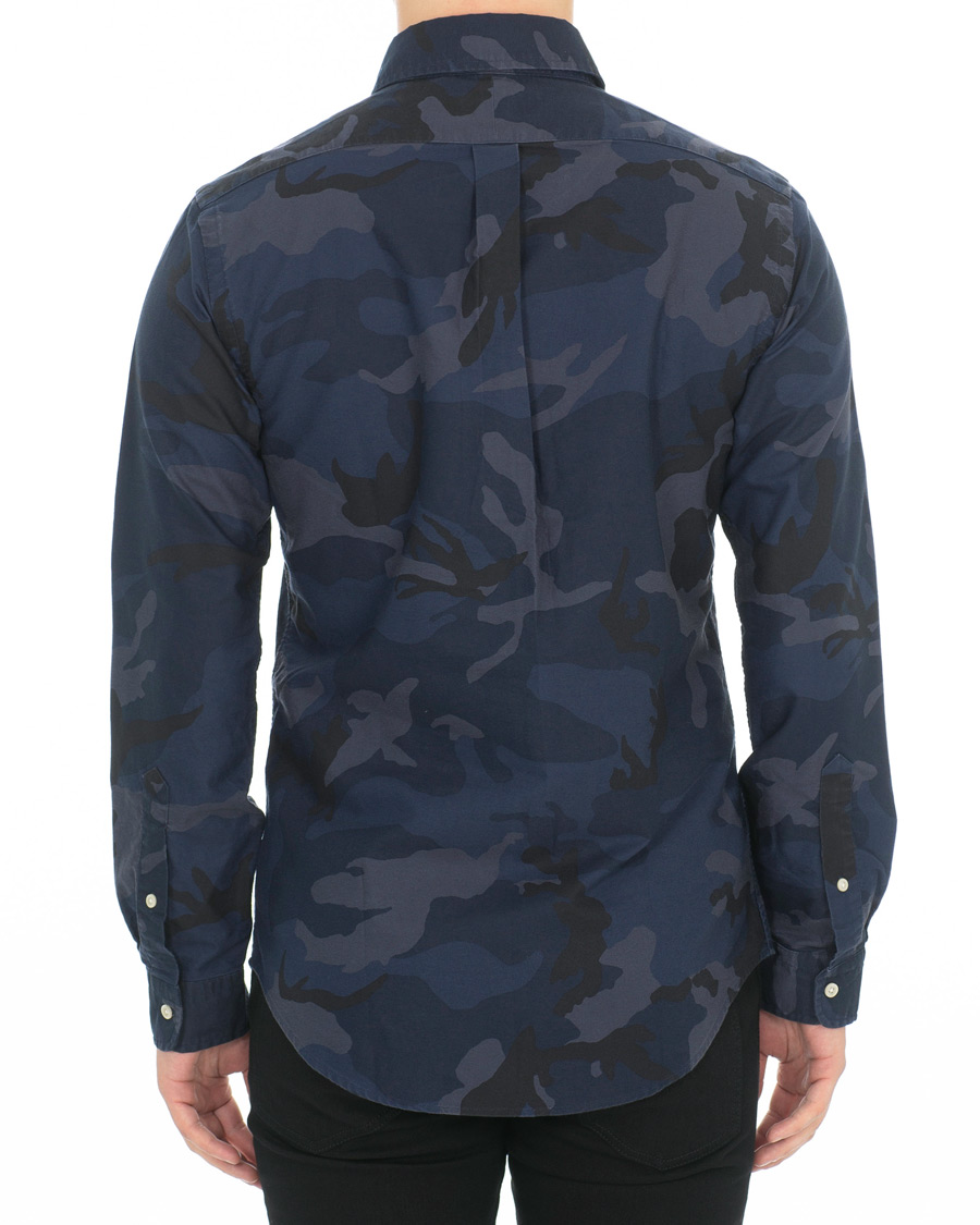Herre | Skjorter | Polo Ralph Lauren | Slim Fit Camo Shirt Blue