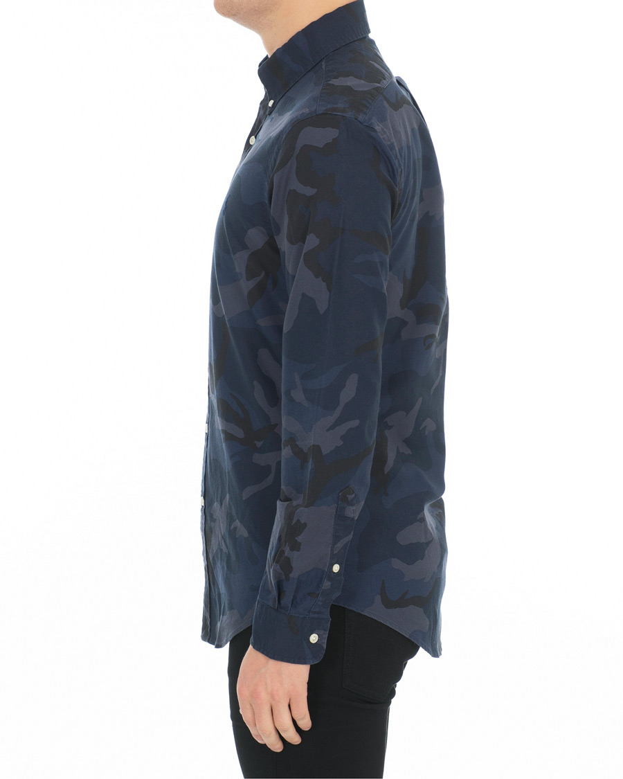 Herre | Skjorter | Polo Ralph Lauren | Slim Fit Camo Shirt Blue