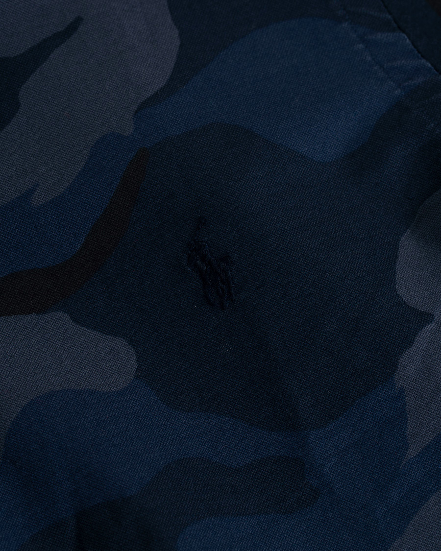 Herre | Skjorter | Polo Ralph Lauren | Slim Fit Camo Shirt Blue