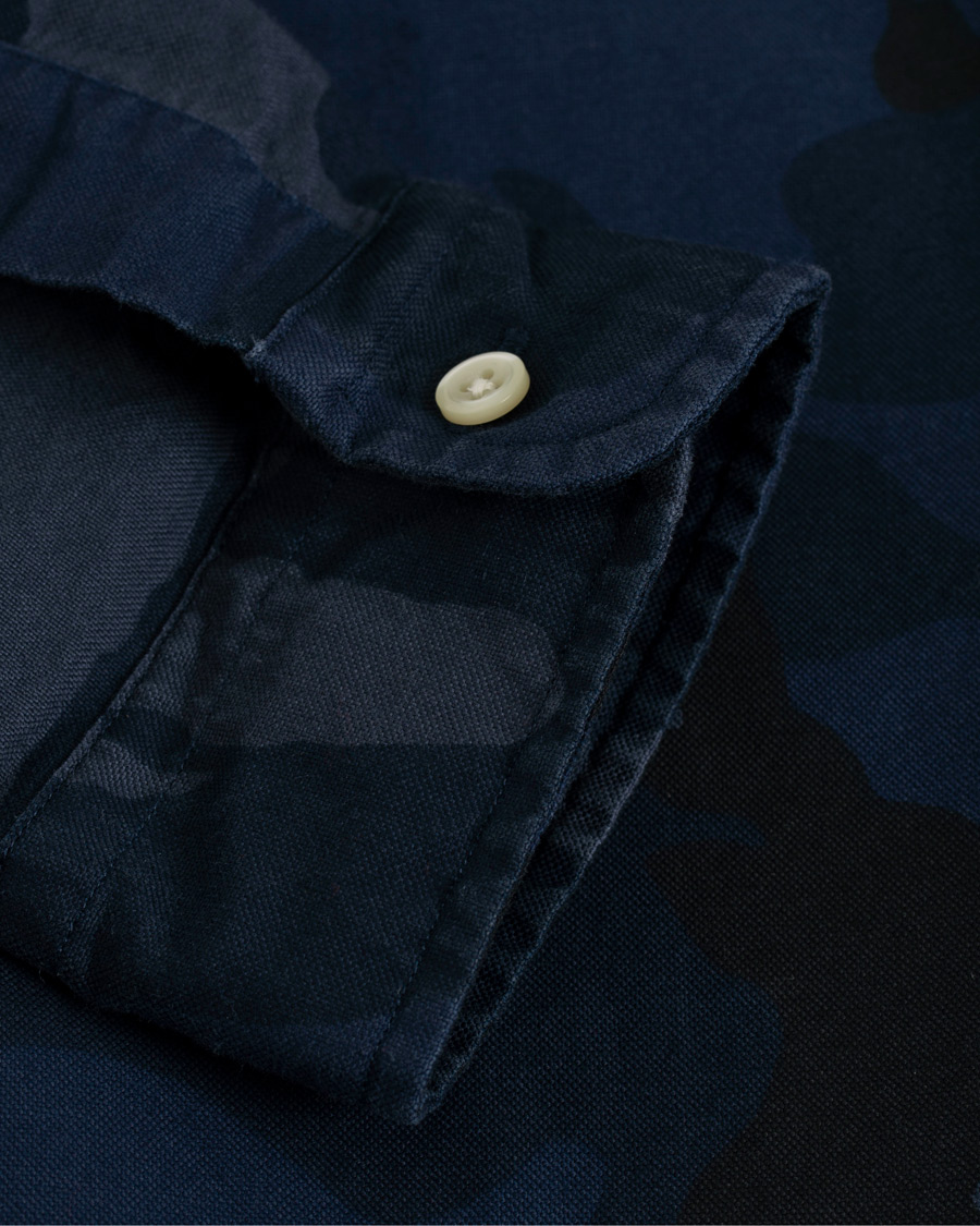 Herre | Skjorter | Polo Ralph Lauren | Slim Fit Camo Shirt Blue