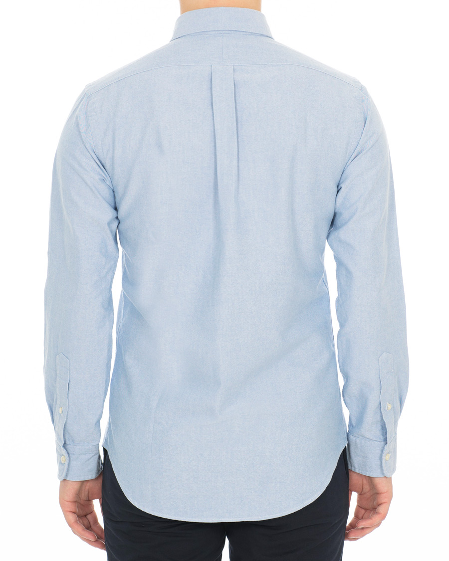 Herre | Skjorter | Polo Ralph Lauren | Slim Fit Oxford Bear Shirt Light Blue