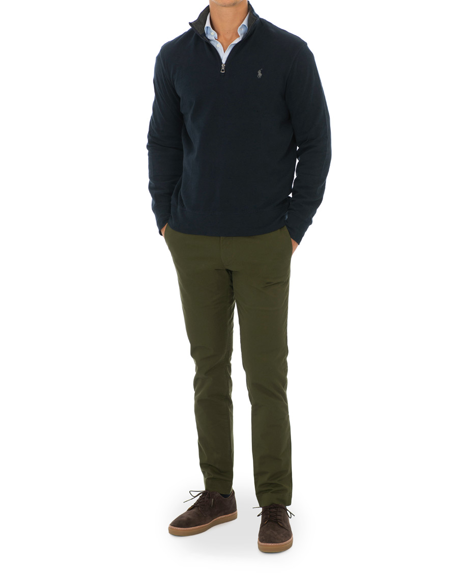 Herre | Bukser | Polo Ralph Lauren | Tailored Slim Fit Hudson Chino Olive
