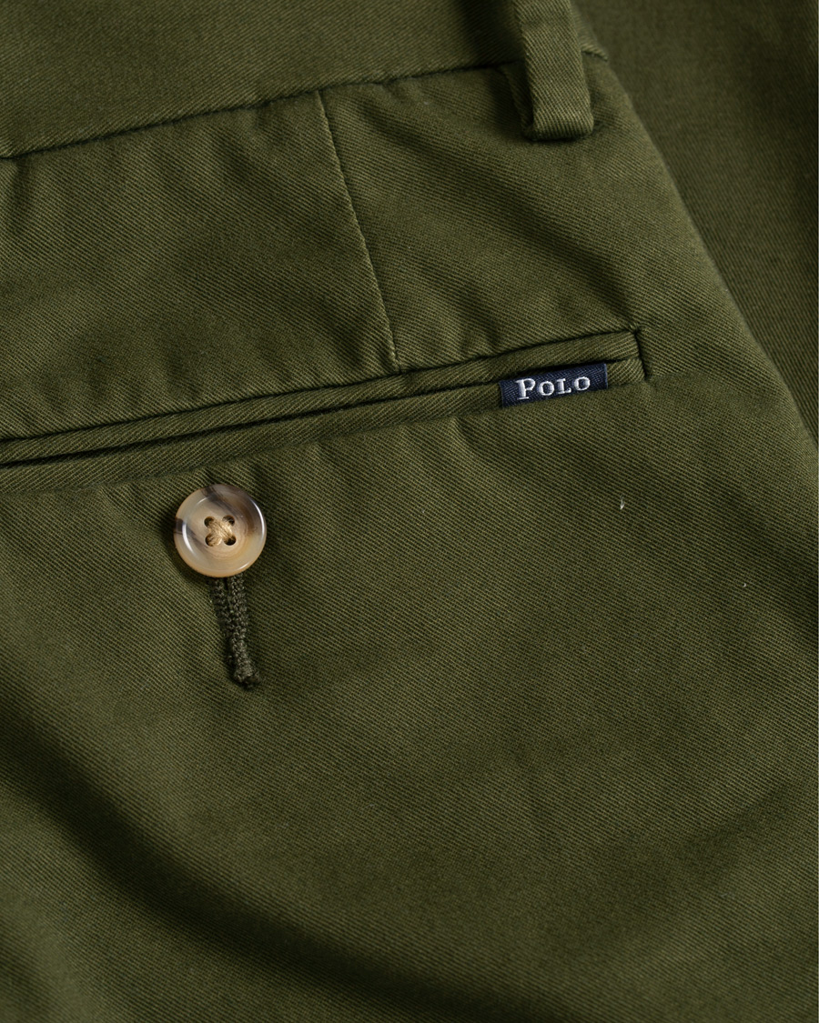 Herre | Bukser | Polo Ralph Lauren | Tailored Slim Fit Hudson Chino Olive