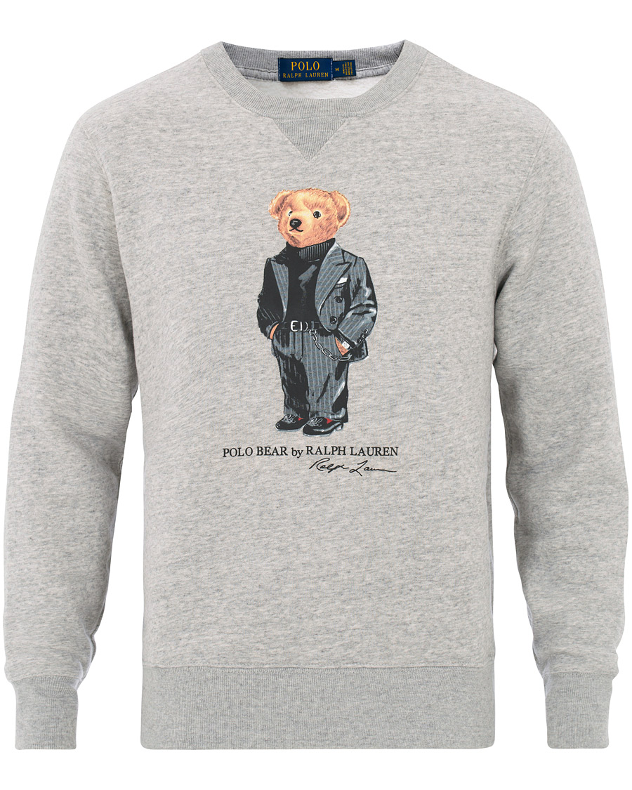 Herre | Trøjer | Polo Ralph Lauren | Printed Suit Bear Sweatshirt Grey