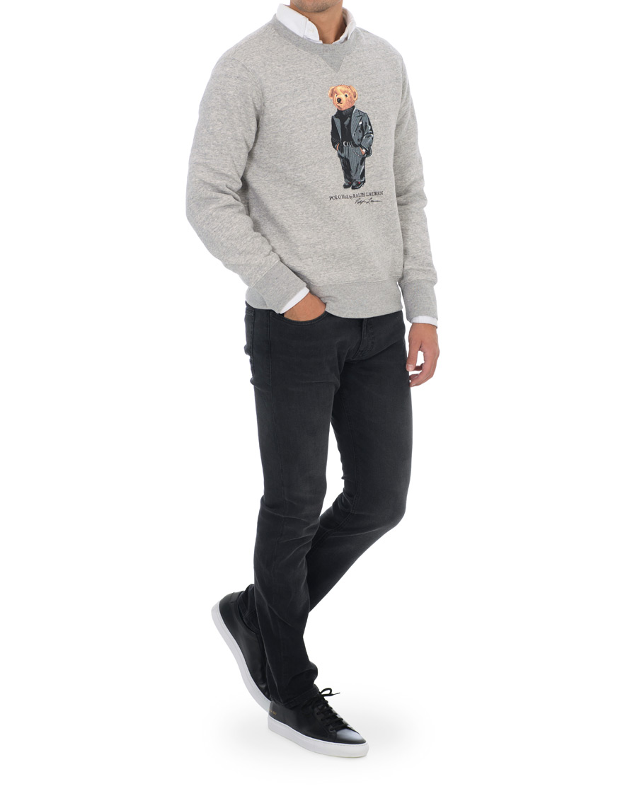 Herre | Trøjer | Polo Ralph Lauren | Printed Suit Bear Sweatshirt Grey
