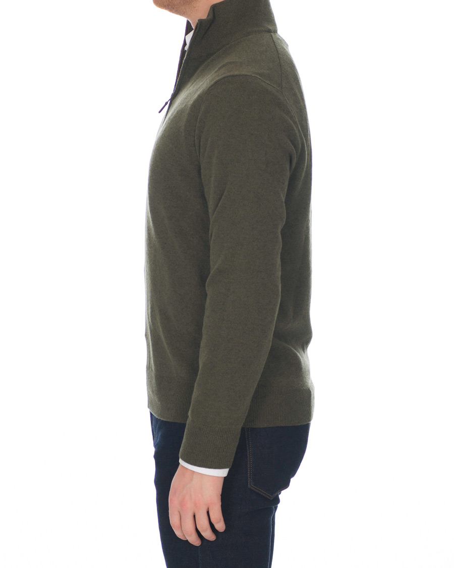 Herre | Trøjer | Polo Ralph Lauren | Merino Half Zip Olive
