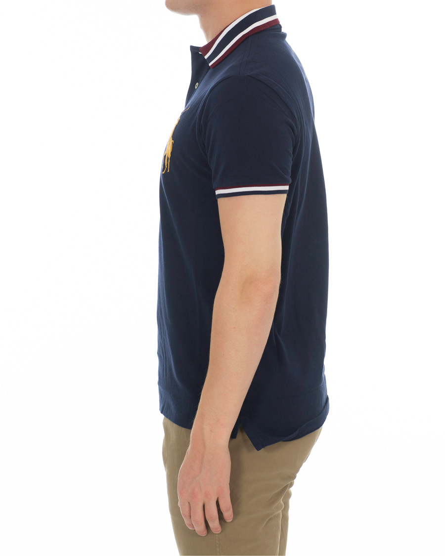 Herre | Polotrøjer | Polo Ralph Lauren | Custom Slim Fit Crest Big Pony Polo French Navy