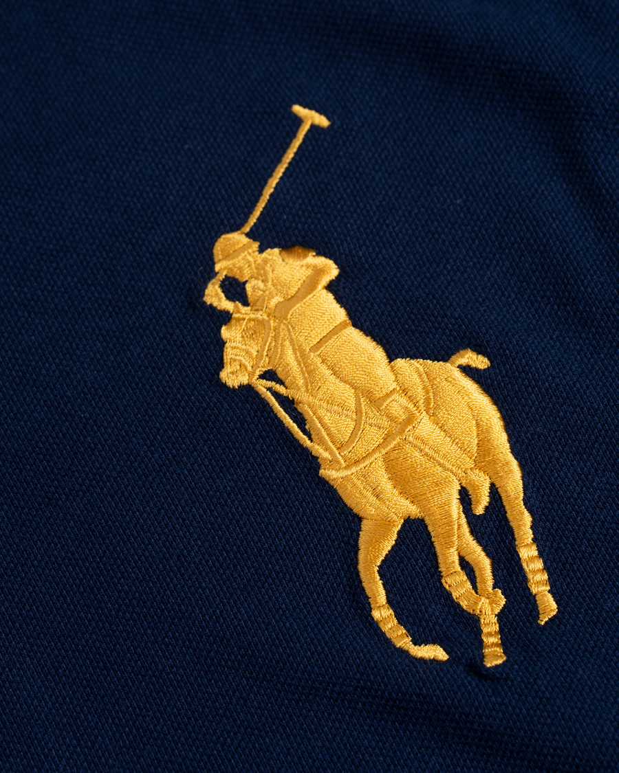 Herre | Polotrøjer | Polo Ralph Lauren | Custom Slim Fit Crest Big Pony Polo French Navy