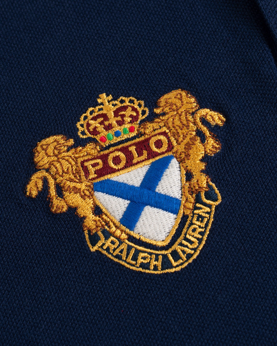 Herre | Polotrøjer | Polo Ralph Lauren | Custom Slim Fit Crest Big Pony Polo French Navy