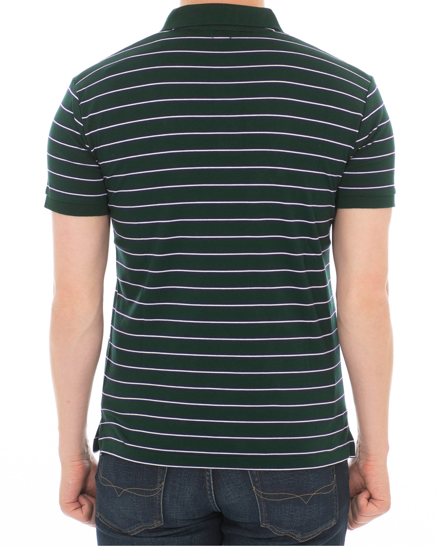 Herre | Polotrøjer | Polo Ralph Lauren | Pima Luxury Stripe Polo Green/White
