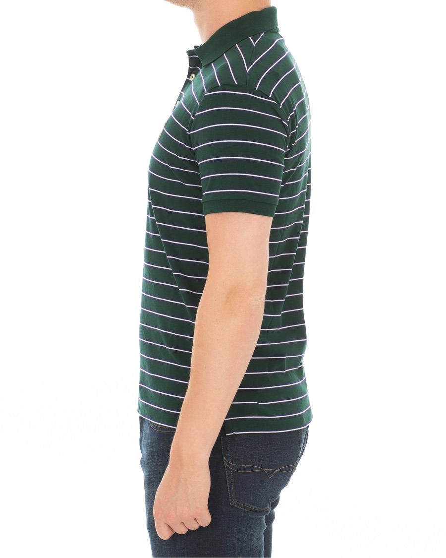 Herre | Polotrøjer | Polo Ralph Lauren | Pima Luxury Stripe Polo Green/White
