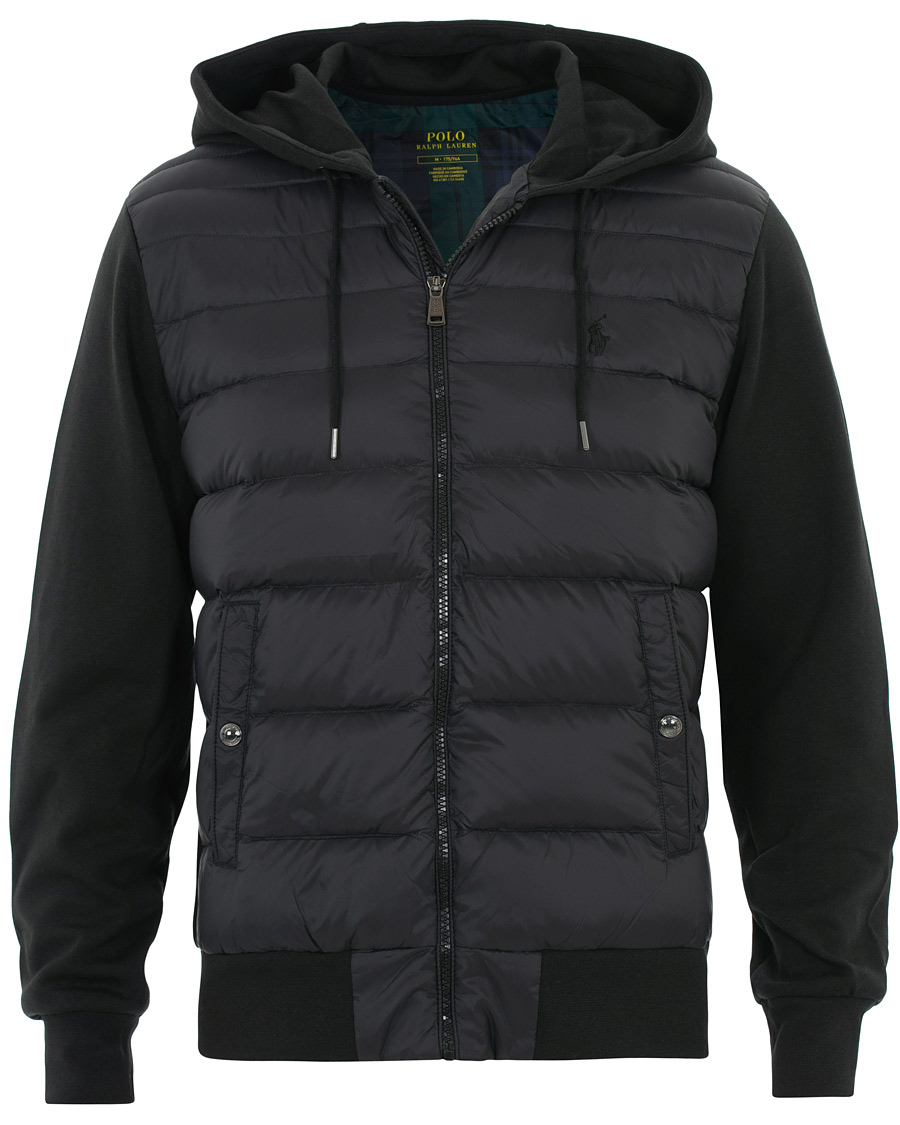 Herre | Jakker | Polo Ralph Lauren | Hooded Hybrid Jacket Black