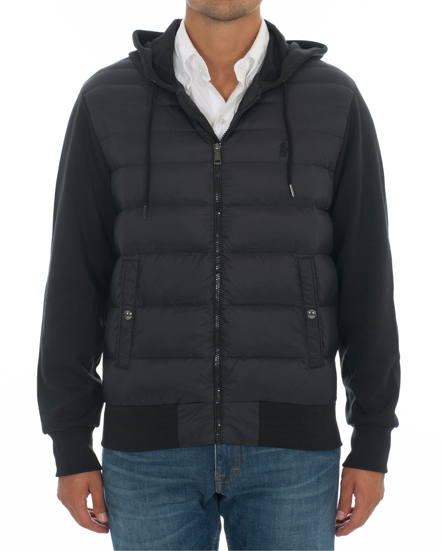 Herre | Jakker | Polo Ralph Lauren | Hooded Hybrid Jacket Black