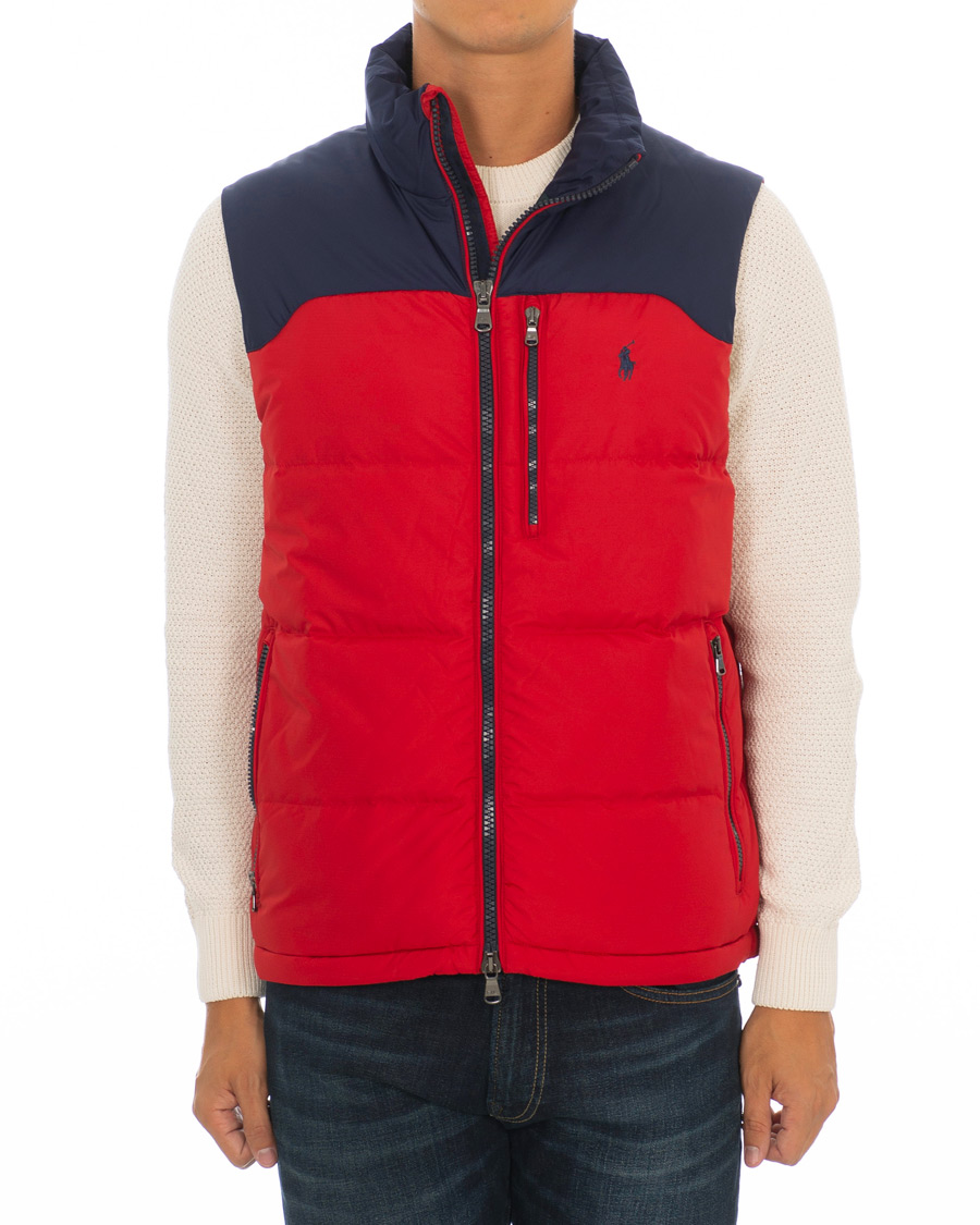 Herre | Jakker | Polo Ralph Lauren | Down Vest Navy/Red