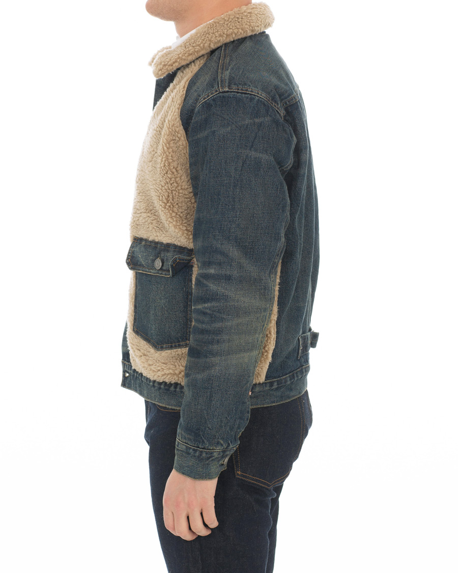 Herre | Jakker | RRL | Denim Grizzly Type I Jacket Indigo