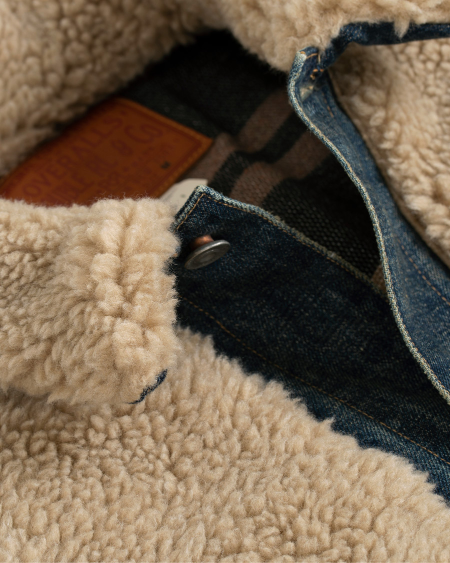 Herre | Jakker | RRL | Denim Grizzly Type I Jacket Indigo