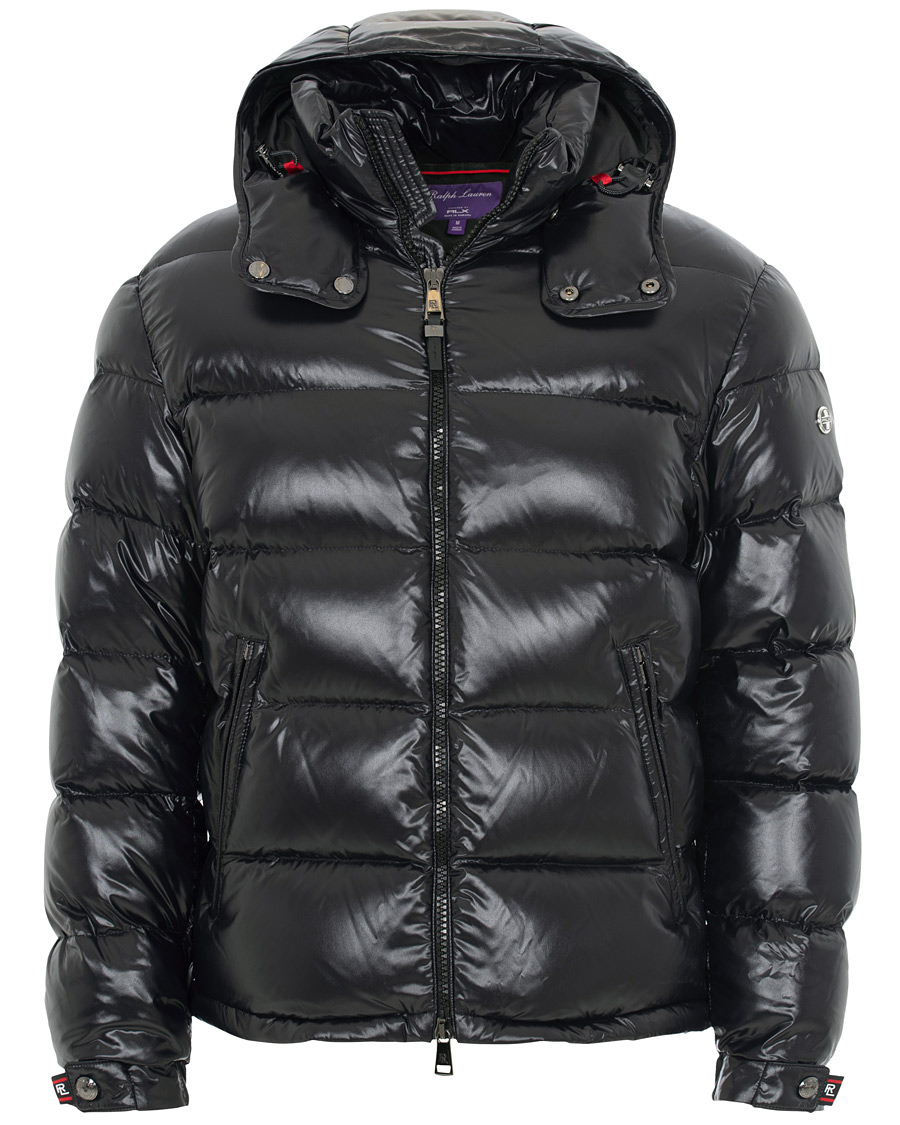 Herre | Jakker | Ralph Lauren Purple Label | Nylon Down Jacket Black