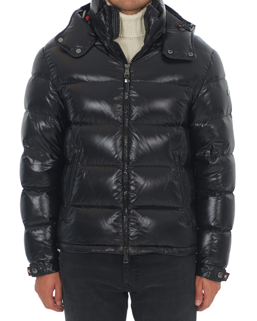 Herre | Jakker | Ralph Lauren Purple Label | Nylon Down Jacket Black