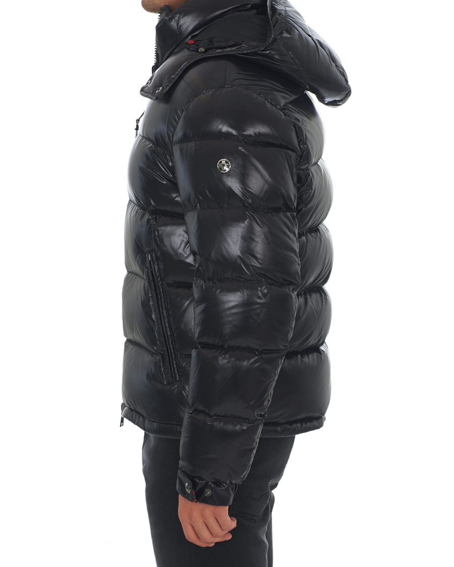 Herre | Jakker | Ralph Lauren Purple Label | Nylon Down Jacket Black