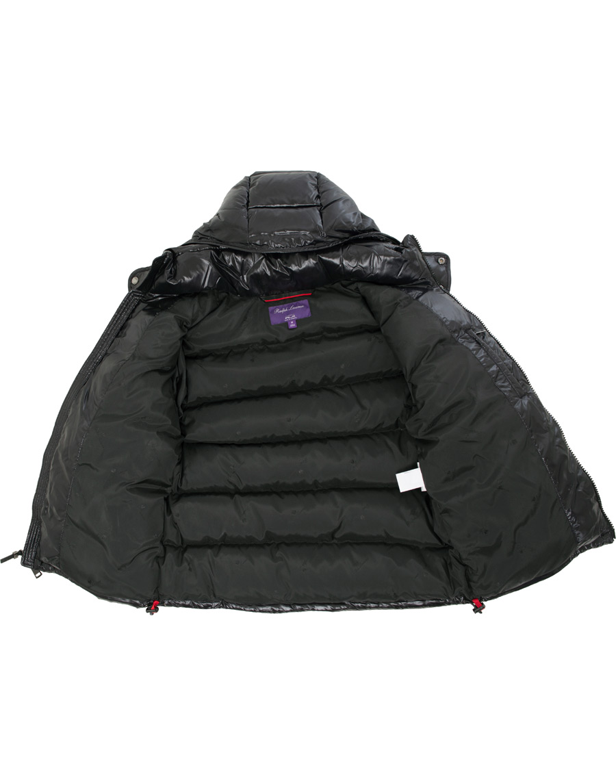 Herre | Jakker | Ralph Lauren Purple Label | Nylon Down Jacket Black