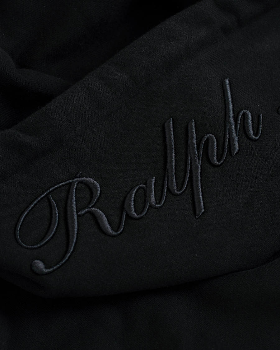 Herre | Trøjer | Ralph Lauren Purple Label | Ski Bear Luxury Fleece Hoodie Black