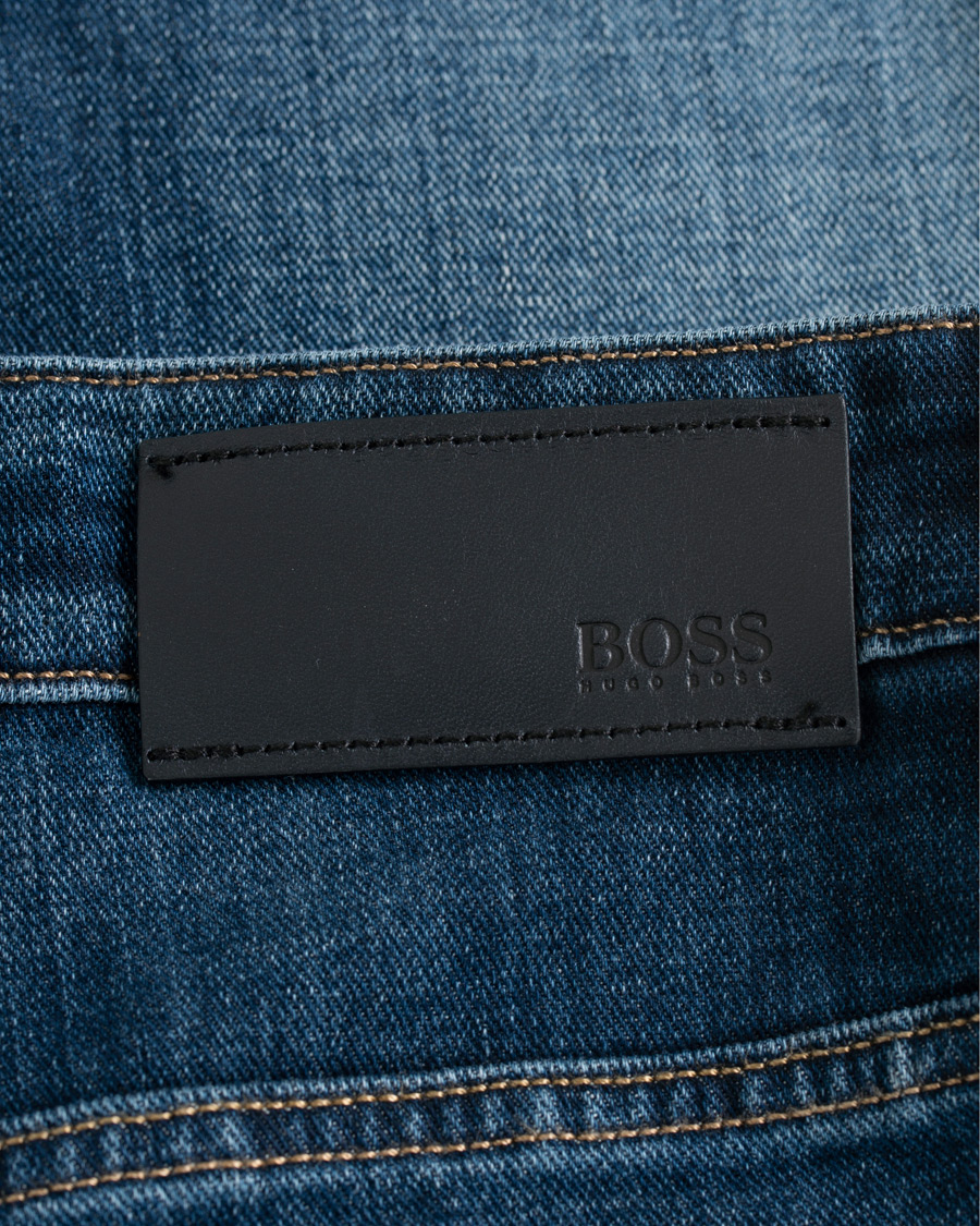 Herre | Jeans | BOSS BLACK | BOSS Delaware Stretch Candiani Jeans Blue