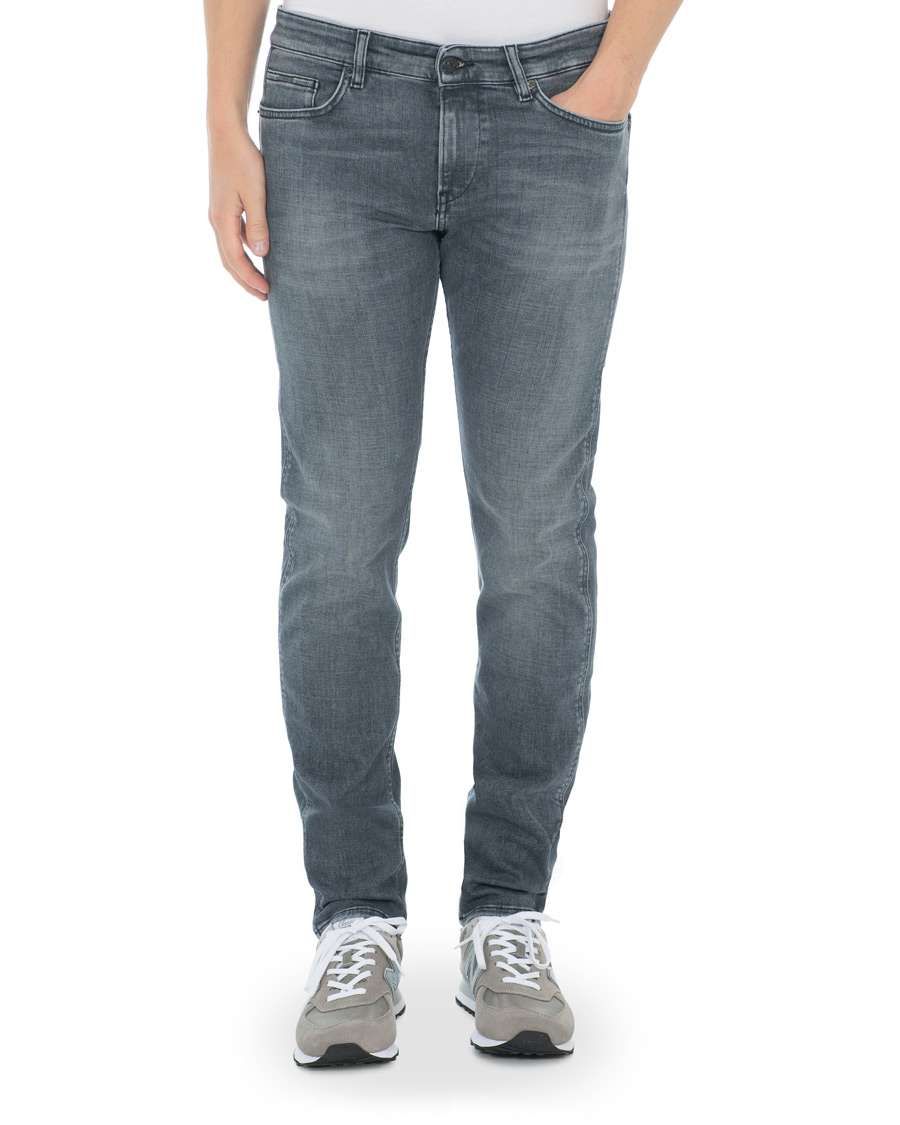 Herre | Jeans | BOSS BLACK | BOSS Delaware Stretch Candiani Jeans Grey