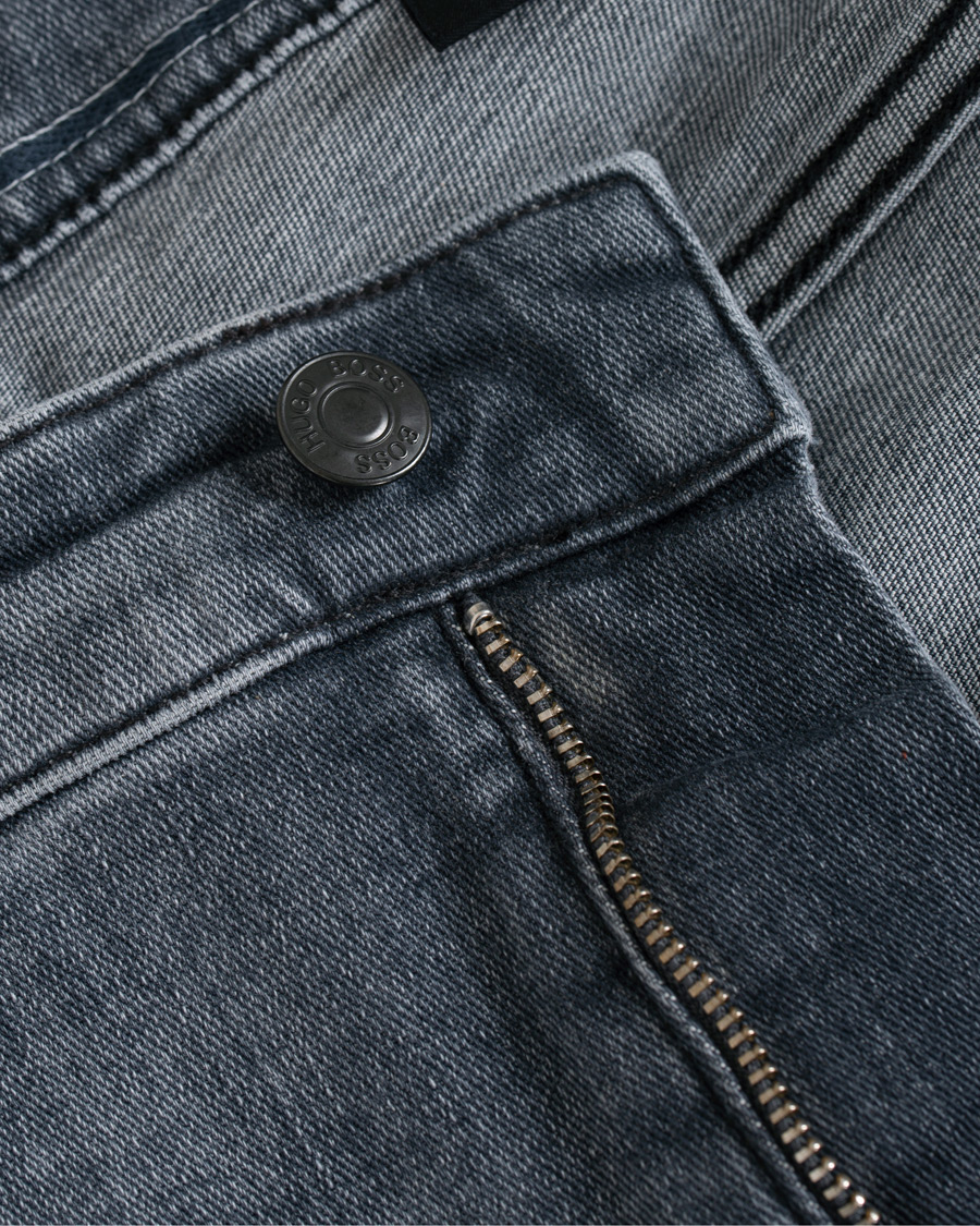 Herre | Jeans | BOSS BLACK | BOSS Delaware Stretch Candiani Jeans Grey