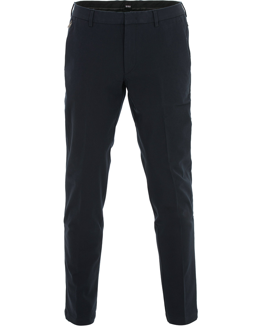 Herre | Bukser | BOSS BLACK | BOSS Kaito Travel Bi-StretchTrousers Navy
