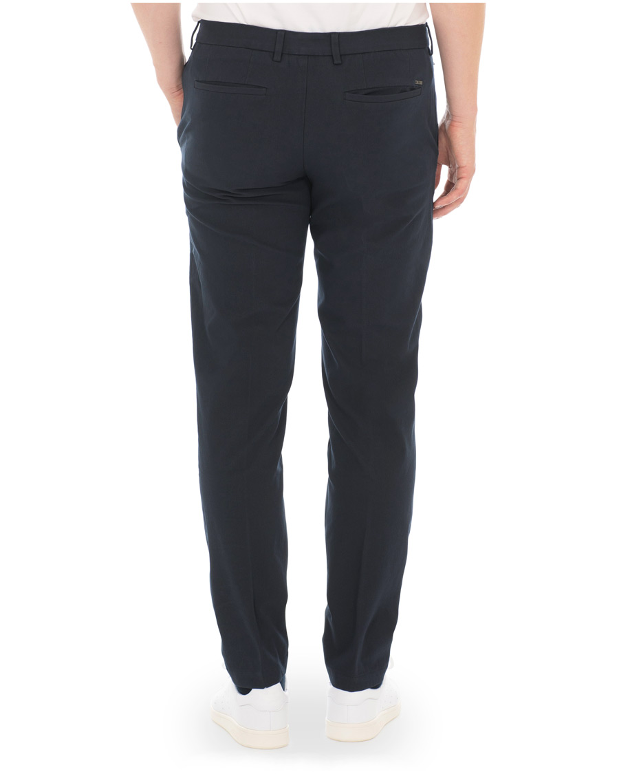 Herre | Bukser | BOSS BLACK | BOSS Kaito Travel Bi-StretchTrousers Navy