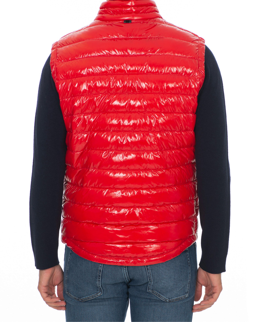 Herre | Jakker | BOSS BLACK | BOSS Cilla High Shine Vest Red