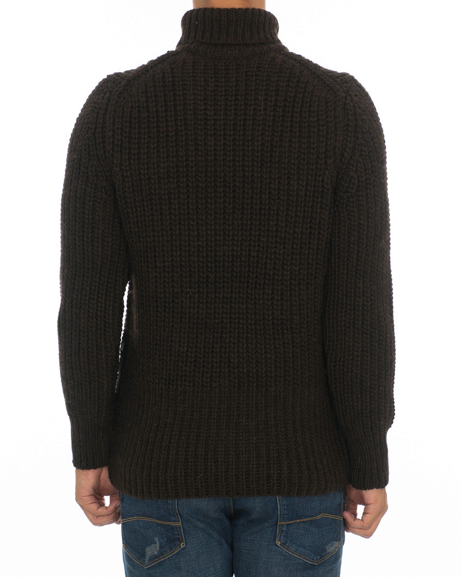 Herre | Trøjer | BOSS BLACK | BOSS Barnnet Alpaca Wool Blend Rollneck Ganache Brown