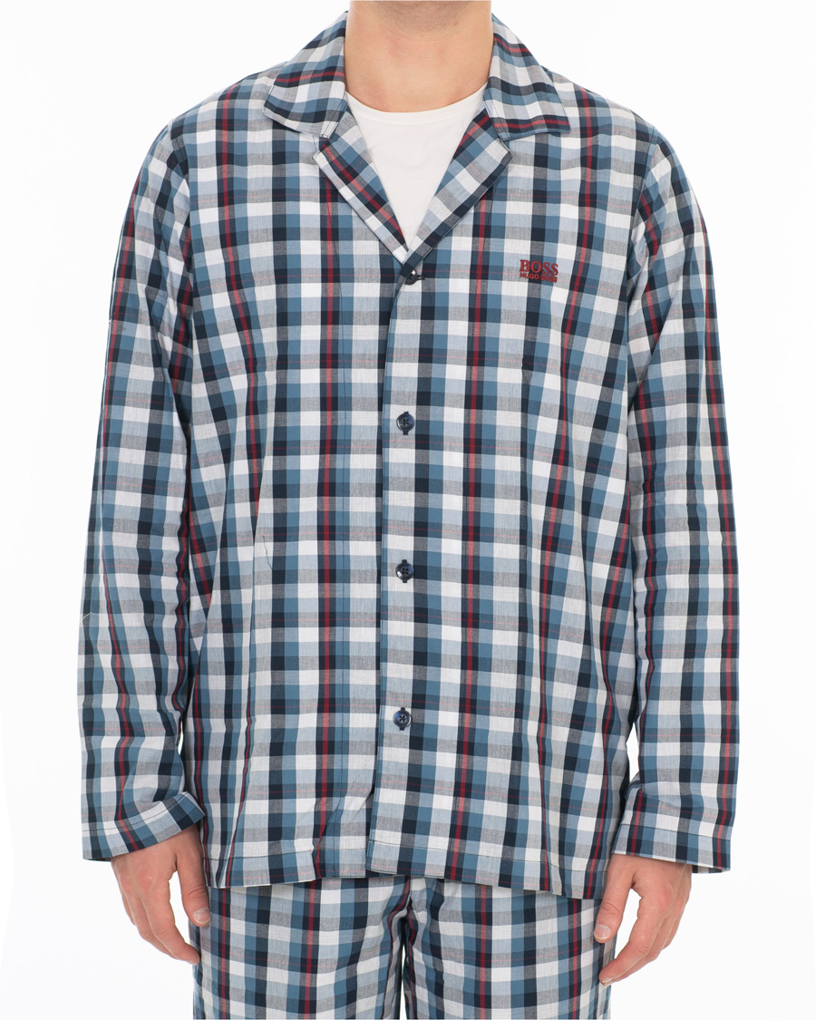 Herre | Pyjamas & Morgenkåber | BOSS BLACK | BOSS Urban Pyjama Set Medium Blue