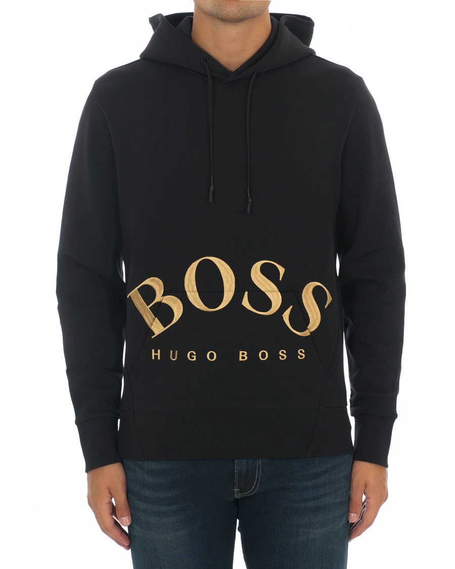 Herre | Trøjer | BOSS GREEN | BOSS Athleisure Sly Hoodie Black/Gold
