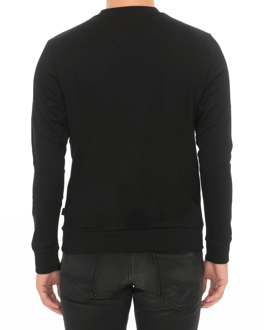 Herre | Trøjer | BOSS GREEN | BOSS Athleisure Salbo Crew Neck Sweater Black/Gold