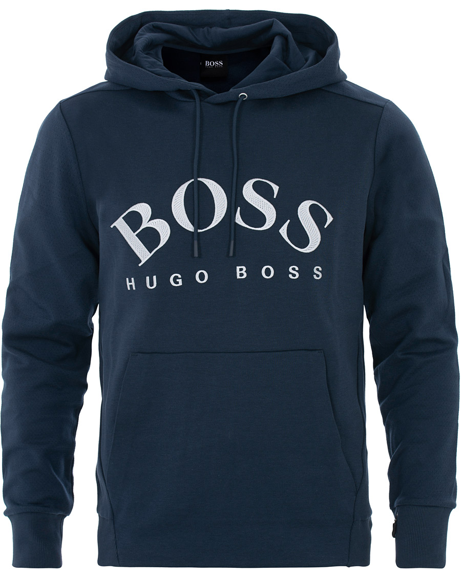 Herre | Trøjer | BOSS GREEN | BOSS Athleisure Soody Hoodie Navy/Silver