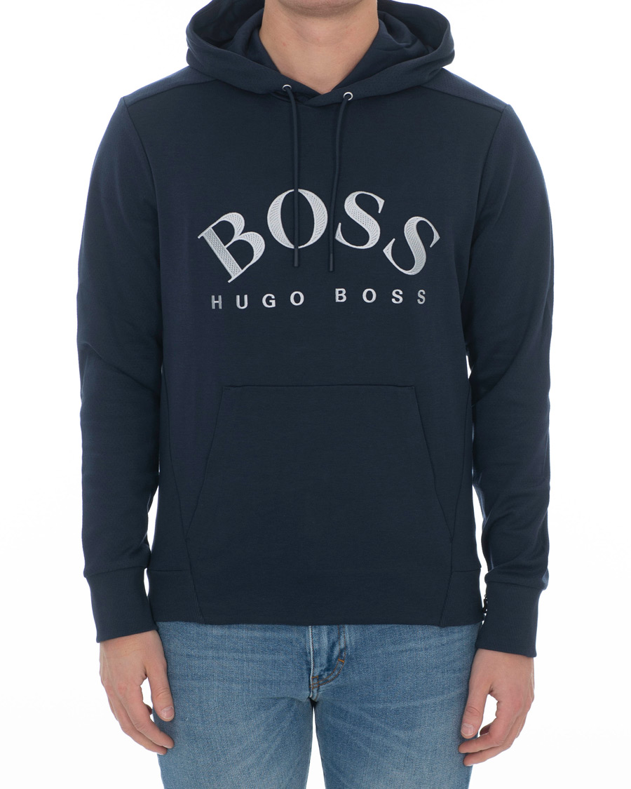 Herre | Trøjer | BOSS GREEN | BOSS Athleisure Soody Hoodie Navy/Silver