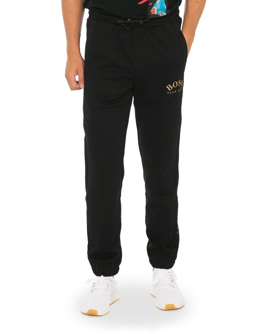 Herre | Bukser | BOSS GREEN | BOSS Athleisure Hadiko Win Sweatpants Black/Gold