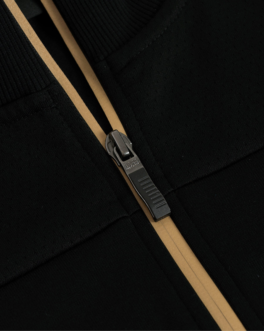 Herre | Trøjer | BOSS GREEN | BOSS Athleisure Skaz Win Full Zip Black/Gold