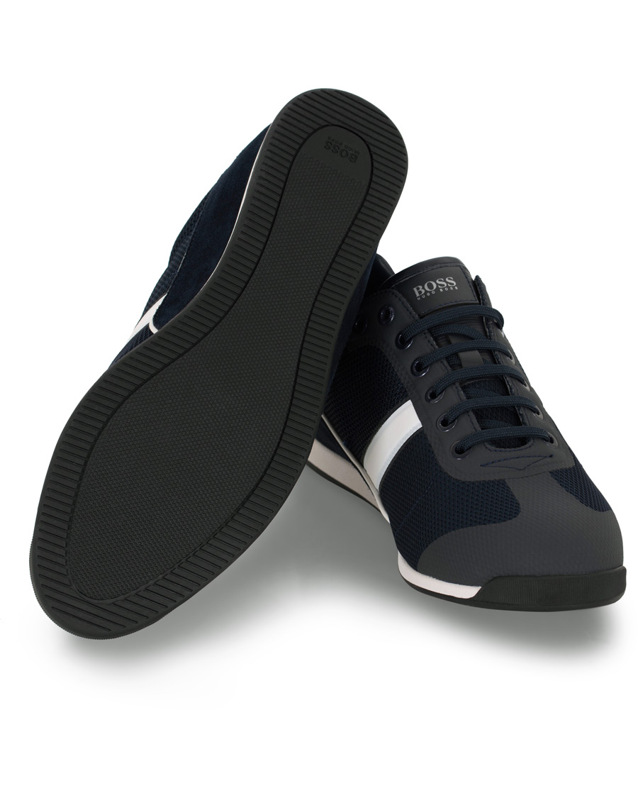 Herre | BOSS Athleisure Glaze Sneaker Navy | BOSS GREEN | BOSS Athleisure Glaze Sneaker Navy