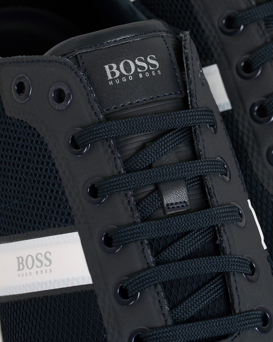 Herre | BOSS Athleisure Glaze Sneaker Navy | BOSS GREEN | BOSS Athleisure Glaze Sneaker Navy