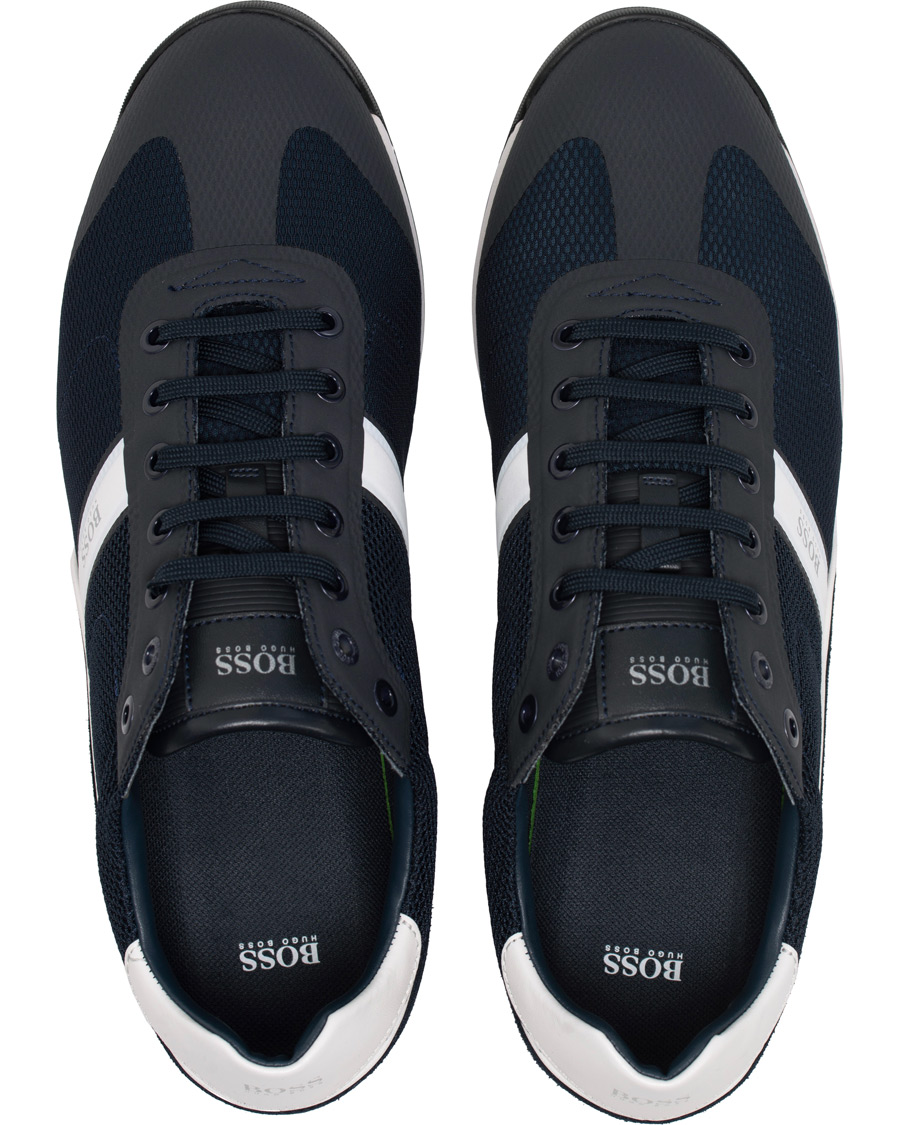 Herre | BOSS Athleisure Glaze Sneaker Navy | BOSS GREEN | BOSS Athleisure Glaze Sneaker Navy